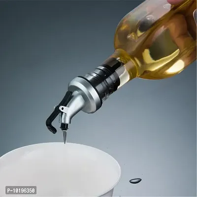 Oil Dispenser 500 Ml Bottle Silicon Funnel And Oil Brush For Kitchen Perfect Combo-thumb3