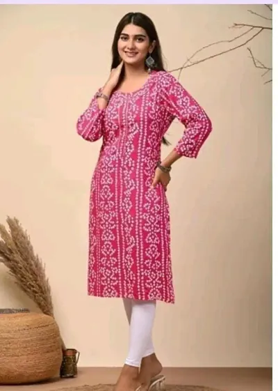 Rayon Bandej Kurta for Women