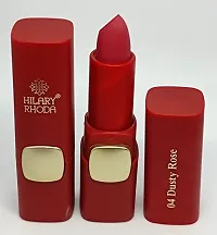 Hilary Rhoda Gorgeous Matte Colour Lipstick, Waterproof and Long-lasting lipstick fo 18hrs for Women  Girls (Dusty Rose)-thumb1