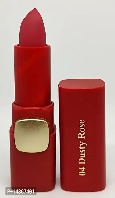 Hilary Rhoda Gorgeous Matte Colour Lipstick, Waterproof and Long-lasting lipstick fo 18hrs for Women  Girls (Dusty Rose)