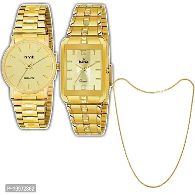 Stylish Men's Watches  Gold Chain