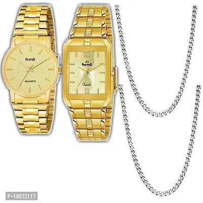 Stylish Men's Watches  2 Silver Chain