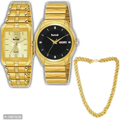 Stylish Men's Watches  Gold Chain