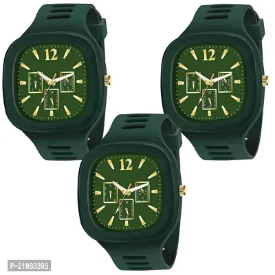 Combo of  3 Stylish Men's Watches