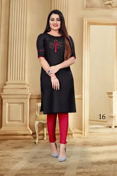 Fancy Slub Kurti For Women