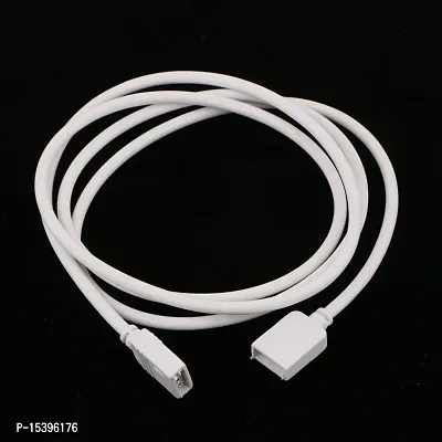 FHS 5050 3528 RGB LED Strip Light Extension Cable Connector Line 4 Pin 1m-thumb5