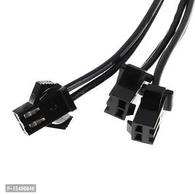 FHS Flexible Splitter Cable Connector For EL Wire Christmas Tree Car Decor Party Decoration Black 4 In 1-thumb5