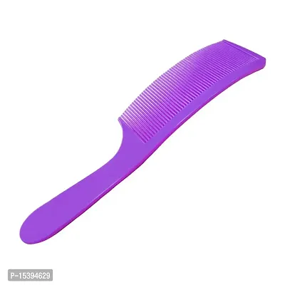 FHS Barber Stylist Curved Styling Comb Flat Top Hairdressing Comb Purple (62030363FHS)-thumb2