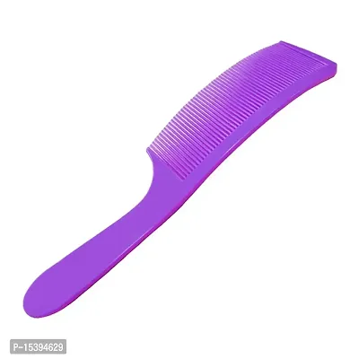 FHS Barber Stylist Curved Styling Comb Flat Top Hairdressing Comb Purple (62030363FHS)