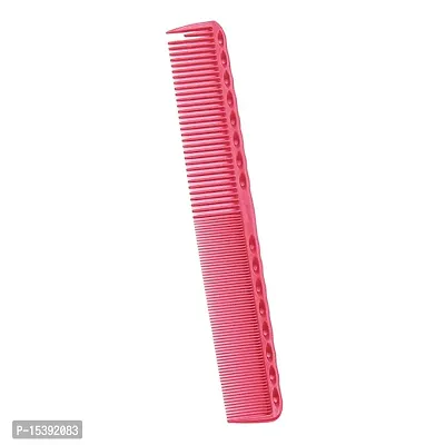 FHS Professional Barber Hairdressing Comb Hair Cutting Styling Combs Rose Red (75016155FHS)-thumb2