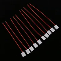 FHS 10PCS PTB Solderless LED Strip Connector Clip to Cable for 3528 Single Color LED Strip Lights-thumb1