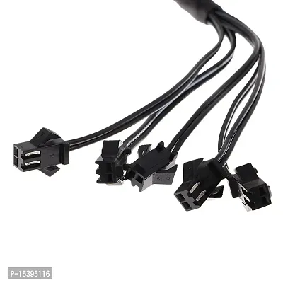 FHS Flexible Splitter Cable Connector For EL Wire Christmas Tree Car Decor Party Decoration Black 5 In 1-thumb5