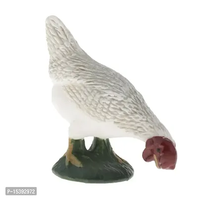 FHS?Animal Model Simulation Animal Model Animal Ornaments Crafts White Cock-thumb2