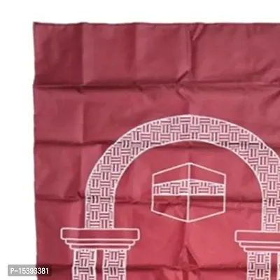 FHS?Muslim Prayer Rug Prayer Mat Worship Rugs Prayer Blanket for Kids Men Red-thumb5