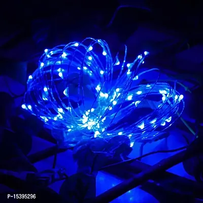 FHS 20LED Battery Operated Light Chain Fairy String Light Party Decor Blue-thumb3