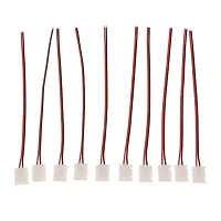 FHS 10PCS PTB Solderless LED Strip Connector Clip to Cable for 3528 Single Color LED Strip Lights-thumb4