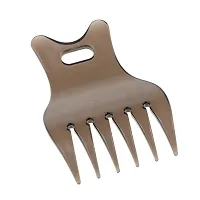 FHS Professional PVC Wide Tooth Oily Hair Comb Styling Hair Lift Combs Gray (62024193FHS)-thumb1