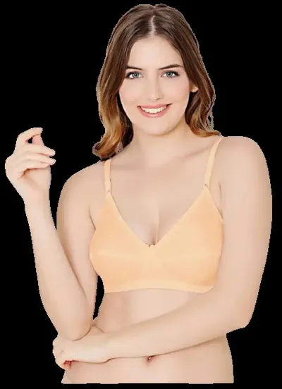 Stylish Polycotton Solid Bras For Women