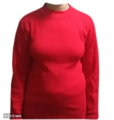 Stylish Acrylic Solid Sweater For Women