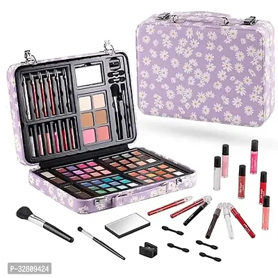 Makeup Kit for Teenager Girls 10-12, All in One Beginner Makeup Kit for Women Full Kit, Teen makeup kit Cosmetic Gift Set on Birthday Christmas(PURPLE DAISY)-thumb0