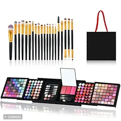 One Makeup Kit for Women Full Kit- 177 Color Combination Makeup Set Palette- 119 Eyeshadow,35 Lipstick,6 Powder,14 Concealer,10 Applicators,20 Brushes Up Gift Kits for Women Teen Girl