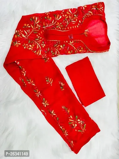 Beautiful Red Georgette Stitched Kurta For Women