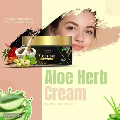 Alvino Beauty Aloe Herb Multi Benefit Aloe Vera Moisturisers Skin Cream for Face  Body Normal to Oily Skin