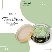 Alvino Beauty Aloe Herb Multi Benefit Aloe Vera Moisturisers Skin Cream for Face  Body Normal to Oily Skin-thumb2