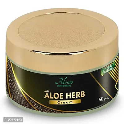 Alvino Beauty Aloe Herb Multi Benefit Aloe Vera Moisturisers Skin Cream for Face  Body Normal to Oily Skin-thumb4