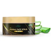 Alvino Beauty Aloe vera Face Scrub for Men  Woman, Tan Removal, Skin Brightening  Natural Glowing Skin Scrub-thumb2