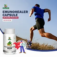 Divya Shri Emunohealer Capsule With Goodness of Natural Extracts of Ashwagandha, Helps Boost Immunity and Useful for Natural Body Strength, Stress Buster - (Pack of 60 Veg capsules)-thumb1