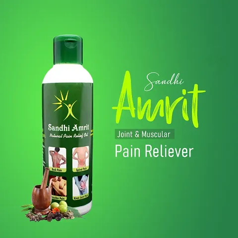 Divya Shri Sandhi Amrit Acute And Chronic Pain Relief Oil | Ayurvedic Pain Relief oil for Body, Back, Knee, Legs, Shoulder and Muscle pain 200ml