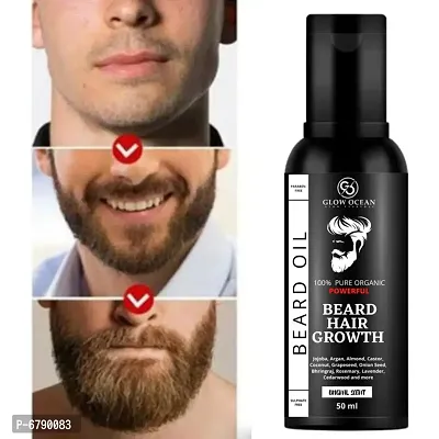 Extra Powerful Glowocean Beard Hair Growth oil-thumb0