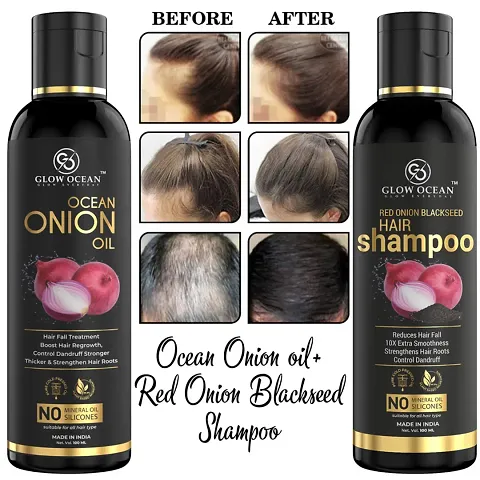 Ocean Onion Black Seed Oil For Hair Fall Control, Hair Growth and Hair Regrowth