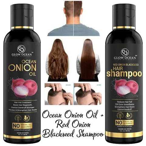 Glow Ocean Onion Hair Oil Shampoo