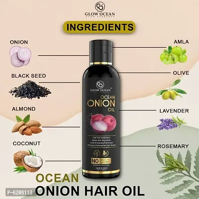 Ocean Onion oil For Hair Fall Control,Hair Growth and Hair Regrowth-Control Dandruff (100Ml)-thumb4