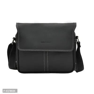 AQUADOR Messenger bag with black faux vegan leather-thumb0