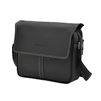 AQUADOR Messenger bag with black faux vegan leather-thumb1
