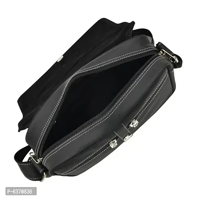 AQUADOR Messenger bag with black faux vegan leather-thumb4