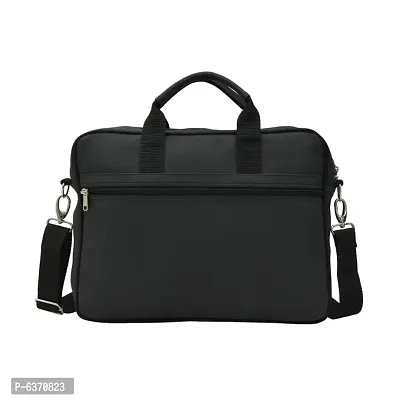 AQUADOR laptop cum messenger bag with black faux vegan leather-thumb3