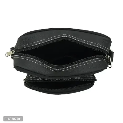 AQUADOR Messenger bag with black faux vegan leather-thumb4