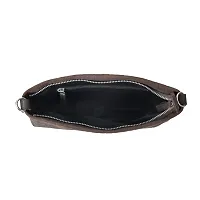 AQUADOR brown genuine leather sling bag-thumb4