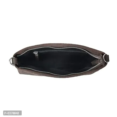 AQUADOR brown genuine leather sling bag-thumb5