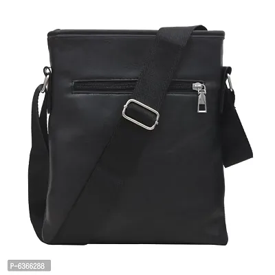 AQUADOR Messenger Hand Bag with Black  faux vegan leather-thumb2