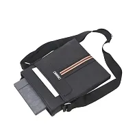AQUADOR Messenger Hand Bag with Black  faux vegan leather-thumb3