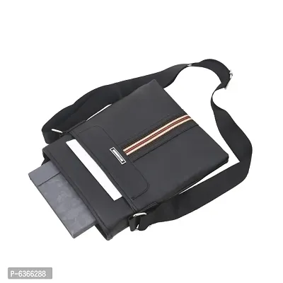 AQUADOR Messenger Hand Bag with Black  faux vegan leather-thumb4