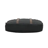 AQUADOR laptop cum messenger bag with black brown faux vegan leather-thumb4