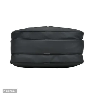 AQUADOR laptop cum messenger bag with black faux vegan leather-thumb5