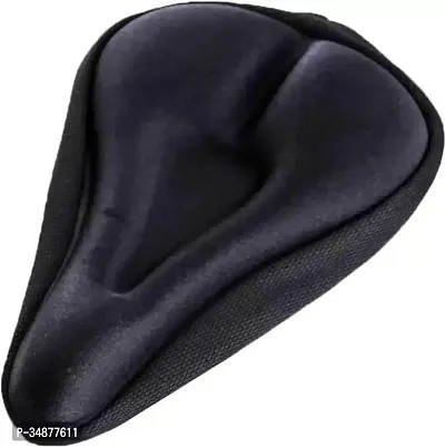 Cycle Saddle Gel Seat Cover Cycle Seat Cushion Color Black-thumb0