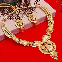 Jewellery Alloy Gold Plated Gold Jewellery Set Pack Of 1-thumb2